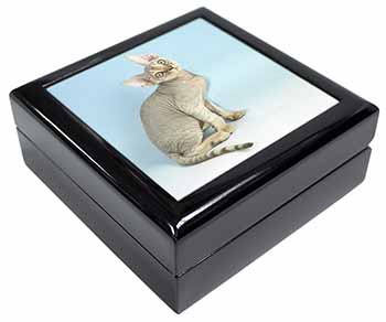 Devon Rex Kitten Cat Keepsake/Jewellery Box