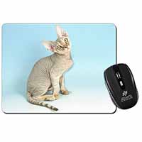 Devon Rex Kitten Cat Computer Mouse Mat