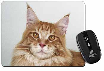 Pretty Face of a Ginger Cat Computer Mouse Mat