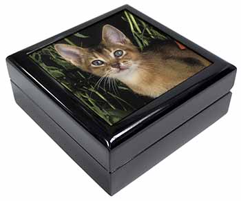 Face of an Abyssynian Cat Keepsake/Jewellery Box