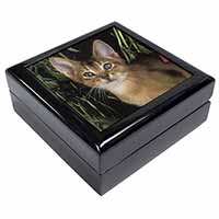 Face of an Abyssynian Cat Keepsake/Jewellery Box