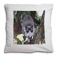Ragdoll Cat in Tree Soft White Velvet Feel Scatter Cushion