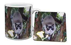 Ragdoll Cat in Tree Mug and Coaster Set