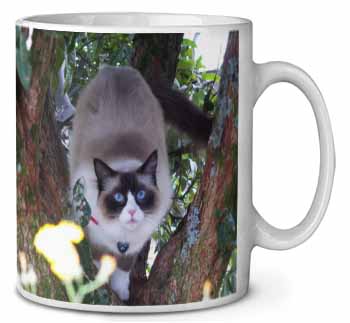 Ragdoll Cat in Tree Ceramic Coffee Mug/Tea Cup
