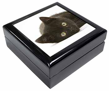 Stunning Black Cat Keepsake/Jewellery Box