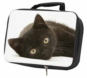 Stunning Black Cat Black Insulated School Lunch Box/Picnic Bag