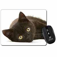 Stunning Black Cat Computer Mouse Mat