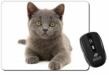 British Blue Kitten Cat Computer Mouse Mat