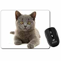 British Blue Kitten Cat Computer Mouse Mat