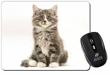 Cute Tabby Kitten Computer Mouse Mat