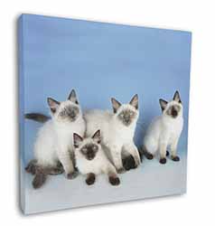 Ragdoll Kittens Square Canvas 12"x12" Wall Art Picture Print