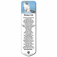 Birman Cats Bookmark, Book mark, Printed full colour