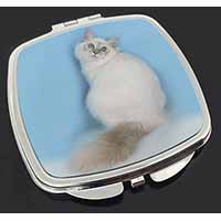 Pretty Birman Kitten Make-Up Compact Mirror