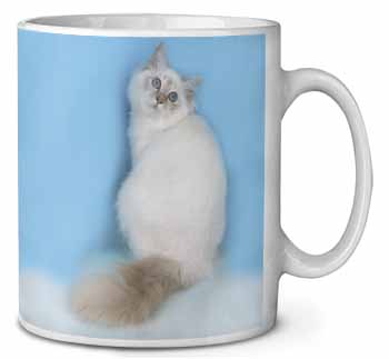 Pretty Birman Kitten Ceramic 10oz Coffee Mug/Tea Cup