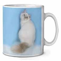 Pretty Birman Kitten Ceramic 10oz Coffee Mug/Tea Cup