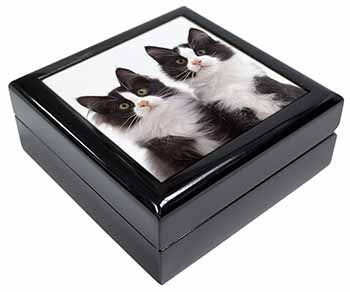 Black and White Kittens Keepsake/Jewellery Box