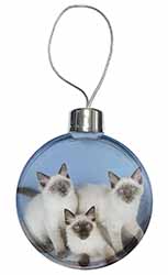Ragdoll Kittens Christmas Bauble