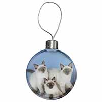 Ragdoll Kittens Christmas Bauble