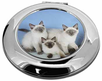 Ragdoll Kittens Make-Up Round Compact Mirror