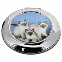 Ragdoll Kittens Make-Up Round Compact Mirror