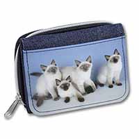 Ragdoll Kittens Unisex Denim Purse Wallet