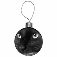 Gorgeous Black Cat Christmas Bauble