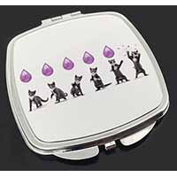 Kittens Bursting Balloons Make-Up Compact Mirror