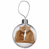 Ginger Kittens Christmas Bauble