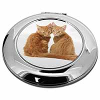 Ginger Kittens Make-Up Round Compact Mirror