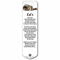 Adorable Tabby Kitten Bookmark, Book mark, Printed full colour