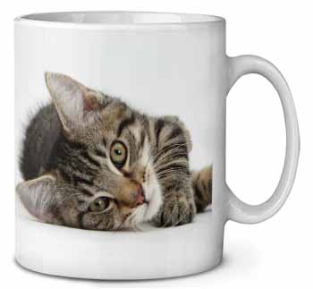 Adorable Tabby Kitten Ceramic 10oz Coffee Mug/Tea Cup