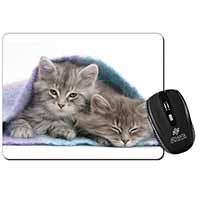 Kittens Under Blanket Computer Mouse Mat