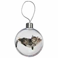 Kittens in Hammock Christmas Bauble