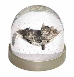 Kittens in Hammock Snow Globe Photo Waterball