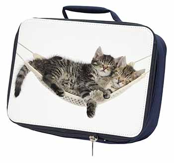 Kittens in Hammock Navy Insulated School Lunch Box/Picnic Bag