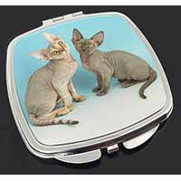 Devon Rex Cats Make-Up Compact Mirror
