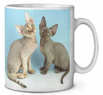 Devon Rex Cats Ceramic 10oz Coffee Mug/Tea Cup