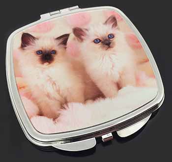 Birman Cat Kittens Make-Up Compact Mirror