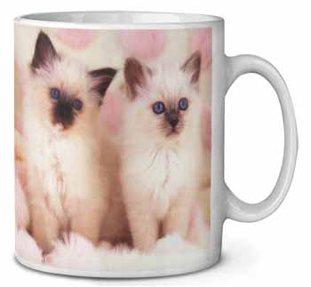 Birman Cat Kittens Ceramic 10oz Coffee Mug/Tea Cup