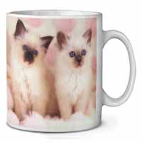 Birman Cat Kittens Ceramic 10oz Coffee Mug/Tea Cup