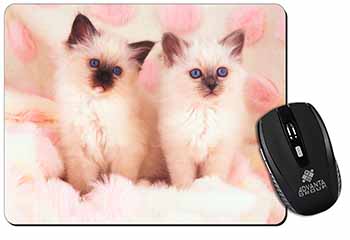 Birman Cat Kittens Computer Mouse Mat