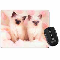 Birman Cat Kittens Computer Mouse Mat