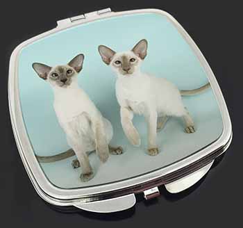Siamese Cats Make-Up Compact Mirror