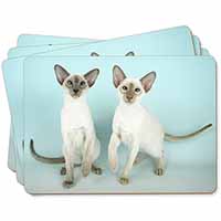 Siamese Cats Picture Placemats in Gift Box