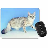 Siberian Silver Cat Computer Mouse Mat