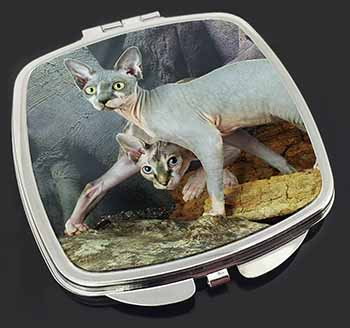 Sphynx Cat Make-Up Compact Mirror