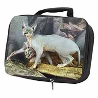 Sphynx Cat Black Insulated School Lunch Box/Picnic Bag