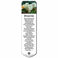 Cream Persian Kittens Bookmark, Book mark, Printed full colour