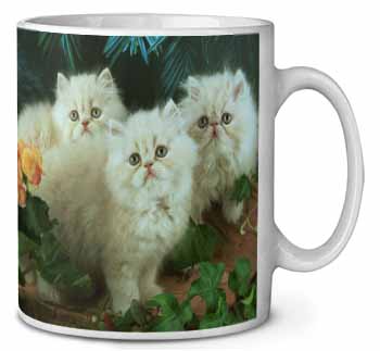 Cream Persian Kittens Ceramic 10oz Coffee Mug/Tea Cup