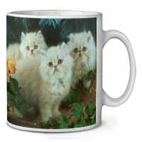 Cream Persian Kittens Ceramic 10oz Coffee Mug/Tea Cup